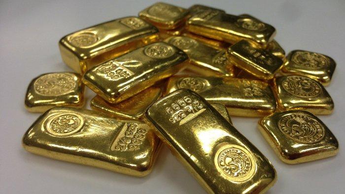 Ilustrasi Emas Batangan