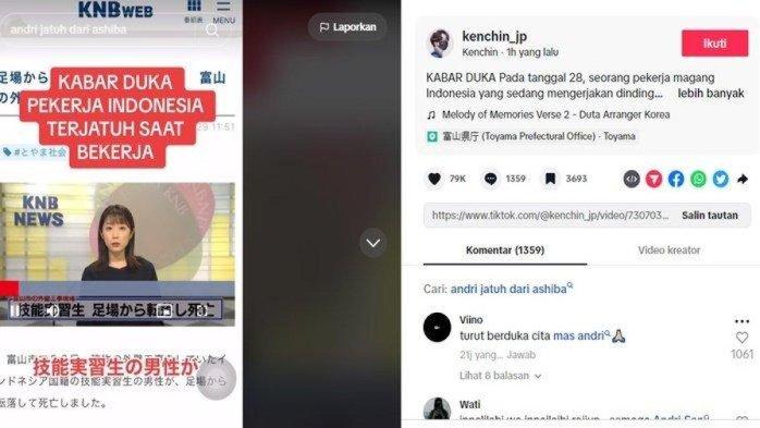 SOSOK Andri Syahputra, TKI yang Tewas Jatuh dari Ketinggian 12 Meter Saat Magang hingga Masuk Berita Jepang