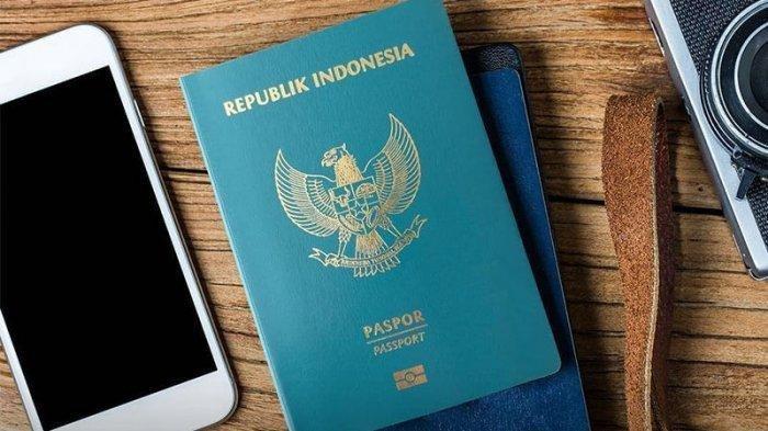 Ilustrasi Paspor Indonesia 