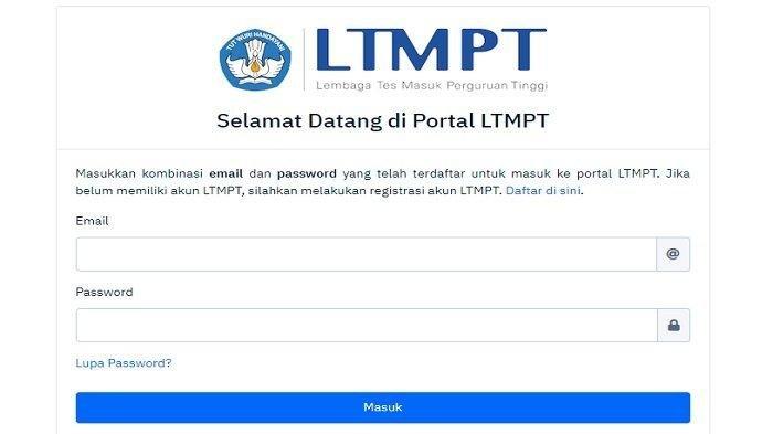 Laman resmi portal.ltmpt.ac.id 