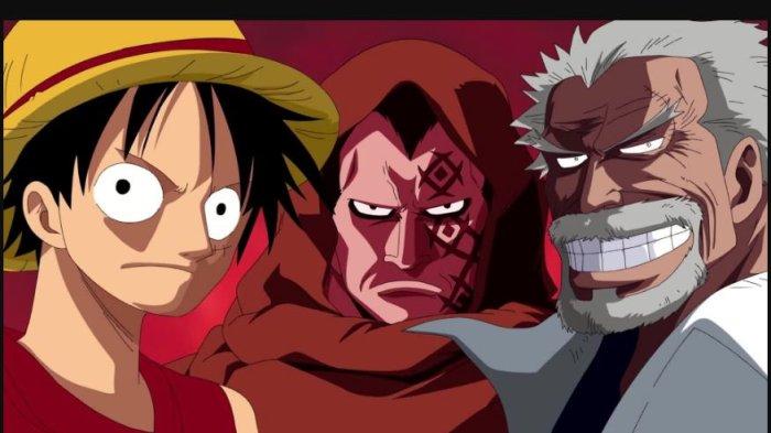 Monkey D Luffy, Monkey D Dragon, dan Monkey D Garp