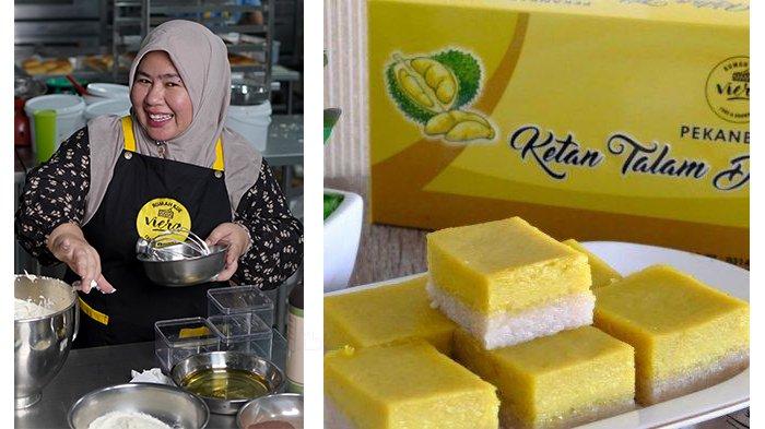 Evi Arneti dikenal juga Bunda Viera perintis Rumah Kue Viera, tempat penjualan oleh-oleh khas Pekanbaru atau kuliner khas pekanbaru, yang paling terkenal di Rumah Kue Viera adalah kue talam durian