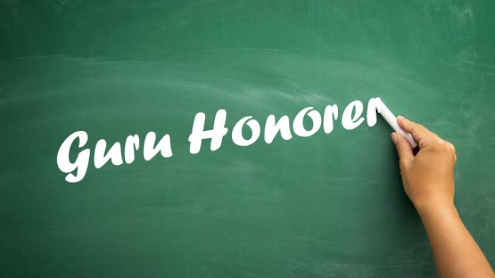 ILUSTRASI Guru honorer