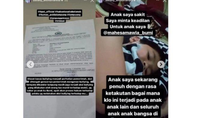 Andika Mahesa curhat anaknya sudah dapat intimidasi dari wali murid di Bandar Lampung