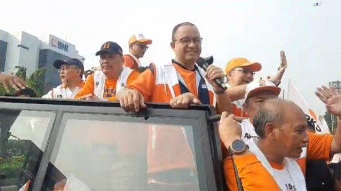 Partai Keadilan Sejahtera (PKS) tetap menggelar acara olahraga bareng Bacapres Anies Baswedan dari Koalisi Perubahan untuk Persatuan di Kota Bekasi.