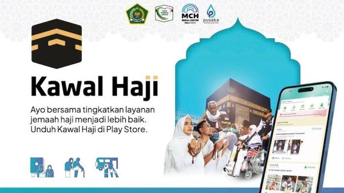 Aplikasi Kawal Haji berisi informasi nama calon jemaah, kloter dll