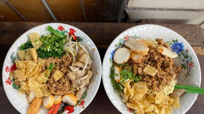 Kuliner legendaris Bakmi Obor di Jalan Gunung Sahari, Jakarta Pusat.