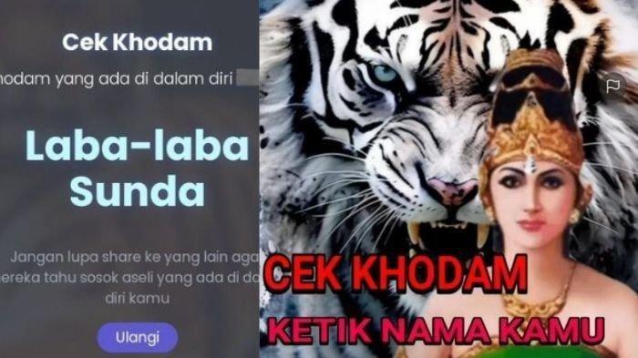 Cek Khodam marak di media sosial.