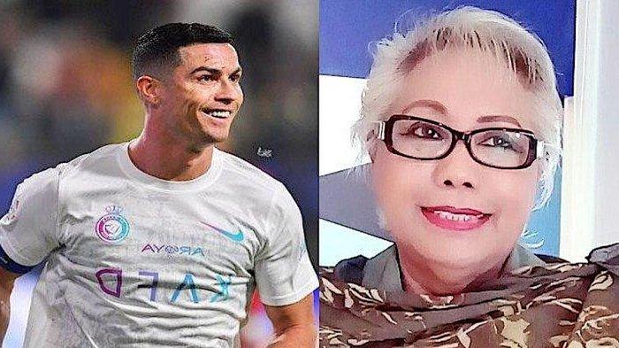 RONALDO KE KUPANG - Direktur Yayasan Graha Kasih Indonesia Dr. Susy Maria Katipana dan Cristiano Ronaldo. Menurut Susy, Ronaldo akan berkunjung ke Kupang pada Rabu (19/2/2025) untuk sejumlah agenda kegiatan sosial, di antaranya meninjau lokasi pembangunan Rumah Sakit Kanker di Oetmanunu, Kupang Barat, Kabupaten Kupang, Nusa Tenggara Timur. (sumber foto: Expo NTT dan BolaSport.com/TWITTER.COM/GYAIGYIMII)