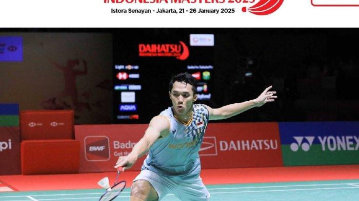 Pemain bulu tangkis tunggal putra Indonesia, Jonatan Christie, mengakhiri Indonesia Masters 2025 sebagai runner-up usai dikalahkan Kunlavut Vitidsarn.