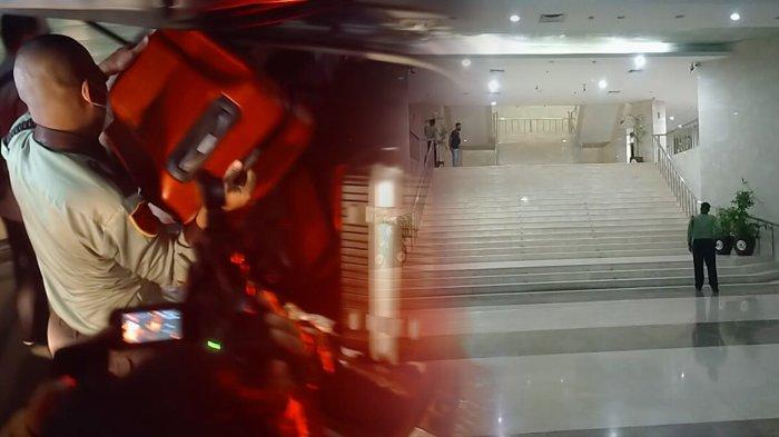 Tim KPK melakukan penggeledahan di kantor Pengadilan Negeri Depok