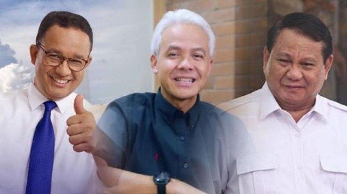 Tiga kandidat capres akan bersaing di Pilpres 2024.