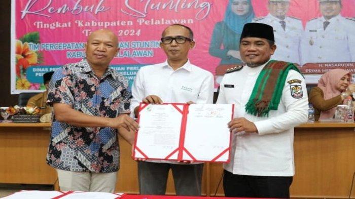 Pada 30 Juli 2024 lalu, Pemerintah Kabupaten Pelalawan, Riau melalui Dinas Pemberdayaan Perempuan, Perlindungan Anak, Pengendalian Penduduk, dan Keluarga Berencana (DPPPAPPKB) mengadakan kegiatan 'Rembuk Stunting' di tingkat Kabupaten di Kantor Bupati Pelalawan, Riau.