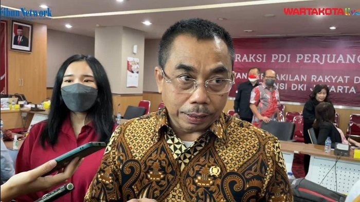 Ketua Fraksi PDI Perjuangan DPRD DKI Jakarta Gembong Warsono