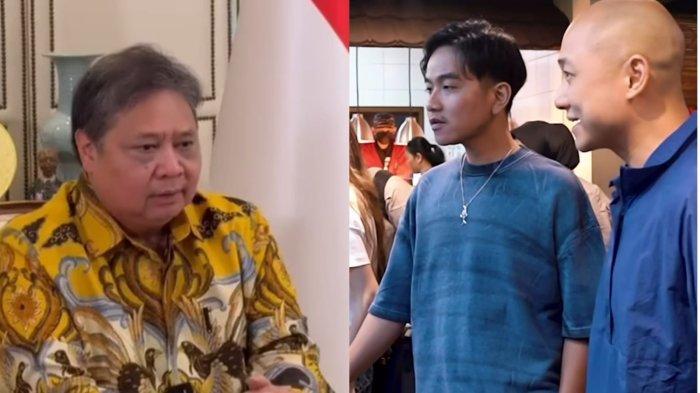 Kolase Airlangga Hartarto dan Gibran Raka Buming Raka