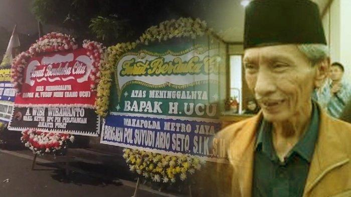 Legenda Betawi M. Yusuf Muhi Bang Ucu, meninggal dunia di kediamannya, Jalan Kebon Pala III, Tanah Abang, Jakarta Pusat, Selasa (2/12/2023). Bang Ucu menghembuskan napas terakhirnya pada usai ke-76 tahun, sekira pukul 16.15 WIB.