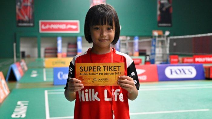 Maila Alfi Rahmah, penerima Super Tiket Pilihan tim pencari bakat.