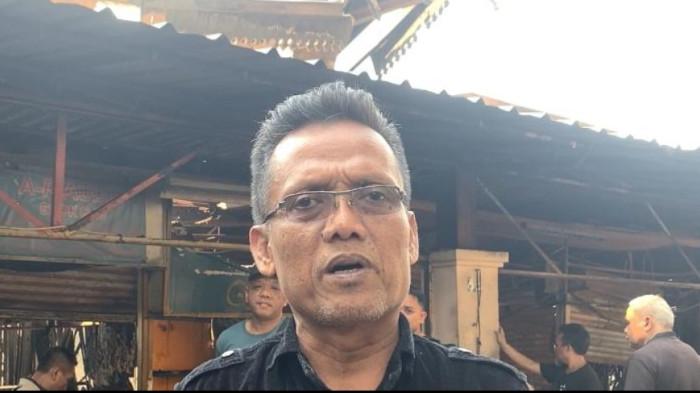 REVITALISASI PASAR TAMAN PURING - Muhammad Zein selaku perwakilan pengurus Pasar Taman Puring saat ditemui di lokasi, Kamis (31/7/2025).