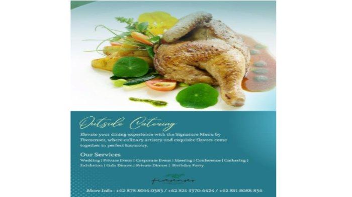 Amaryllis Boutique Resort menghadirkan Outside Catering by Fivesenses, yakni layanan hidangan berkualitas tinggi untuk berbagai acara spesial, termasuk wedding dan private event, corporate gathering dan gala dinner, meeting, conference, dan exhibition hingga pesta ulang tahun.