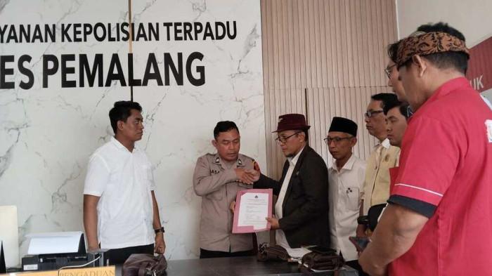 PWI pemalang lapor polisi