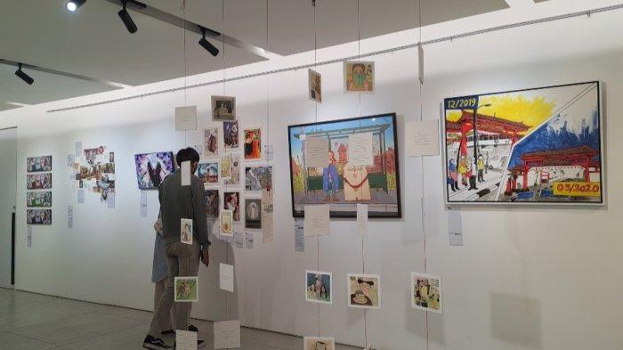 Pameran Potluck digelar di Galeri Cipta 1 Taman Ismail Marzuki (TIM), Cikini, Menteng, Jakarta Pusat mulai 8-13 Agustus 2023. karya mahasiswa serta dosen Desain Komunikasi Visual (DKV) Fakultas Seni Rupa dan Desain (FSRD) Institut Kesenian Jakarta (IKJ).