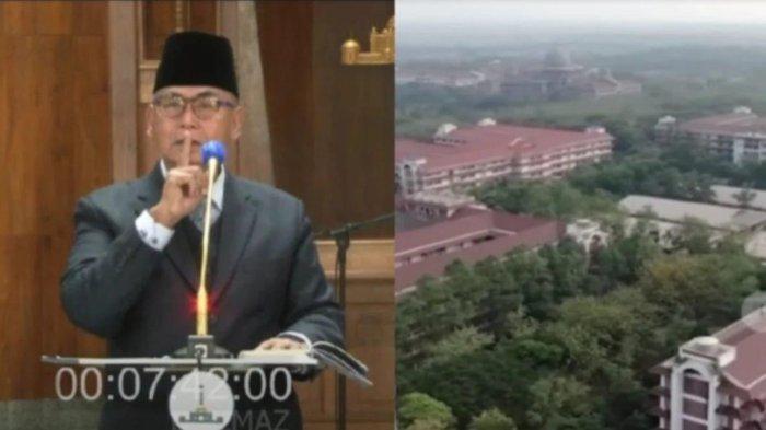 Panji Gumilang dan Ponpes Al Zaytun. ICMI mendesak pemerintah mengawasi dan melakukan pembinaan atas dugaan ajaran menyimpang Panji Gumilang di Ponpes Al Zaytun.