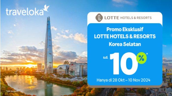 Promo hotel dan resort di Korea Selatan melalui aplikasi Traveloka.