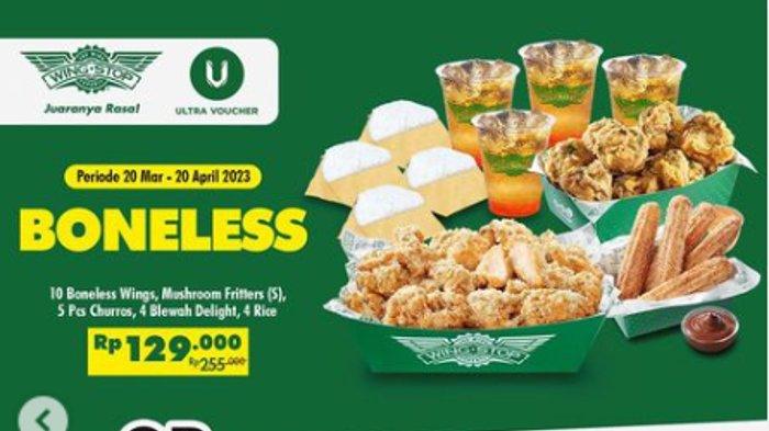 Golden Wingstop Promo Makanan Minggu, Wingstop 20 Ayam Cuma Rp90 Ribu - Wartakotalive.com