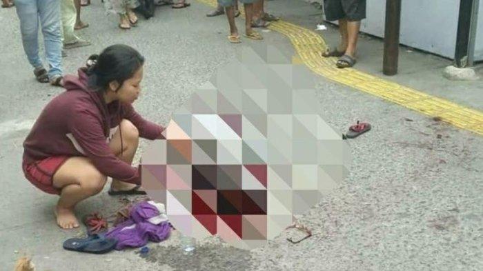 Seorang ibu dibacok oleh anak kandungnya sendiri secara membabi buta di Cengkareng, Jakarta Barat