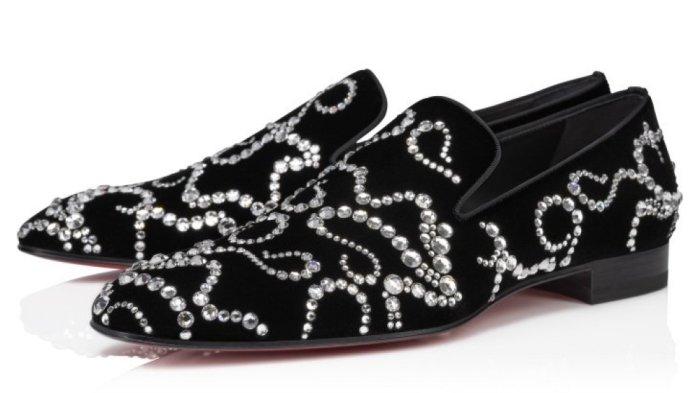 Sepatu Octodandelion Strass dari Christian Louboutin