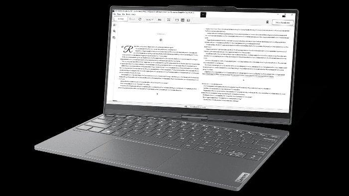 Lenovo Pamer Teknologi Laptop Layar Putar Ganda dan Desktop