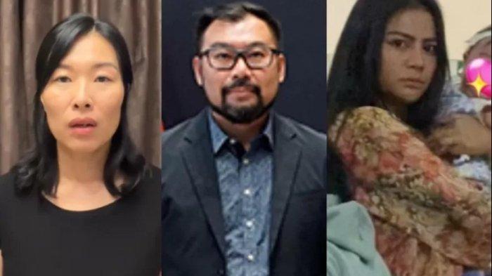 Amy BMJ, Aden Wong dan Tisya Erni. Lagi ramai di media sosial Pedangdut Tisya Erni diduga sudah jadi pelakor hingga rebut anak Amy BMJ, WNA Korea Selatan
