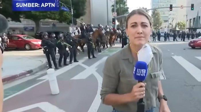 Begini Momen Reporter Australia Tertembak Peluru Karet Saat Liput ...