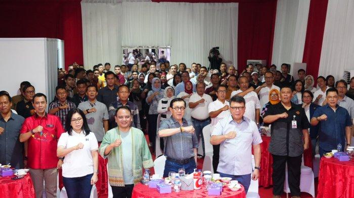 Menteri Hukum dan Hak Asasi Manusia (Menkumham), Yasonna H. Laoly menghadiri peringatan Hari Pengayoman ke-79 menyelenggarakan pameran layanan publik satu hari di Plaza Sudirman Gelora Bung Karno, Jakarta.