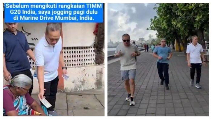 Kolase foto Aksi bagi-bagi uang tunai Ketua Umum Partai Amanat Nasional (PAN) Zulkifli Hasan bukan lagi pertama terjadi. Bahkan hal itu pernah dilakukan Zulhas ketika di India