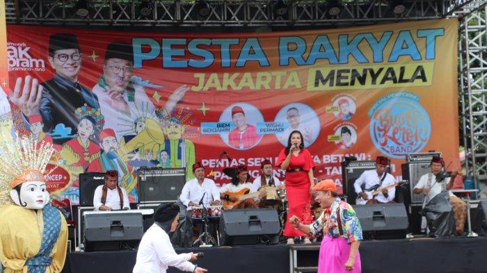 Acara Pesta Rakyat Jakarta Menyala di Pasar Minggu, Jakarta Selatan 
