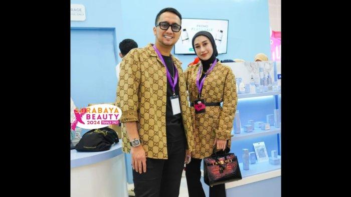 dr. Reza Gladys bersama dr. Attaubah Mufid selaku founder Dermagloss dan Glafidsya