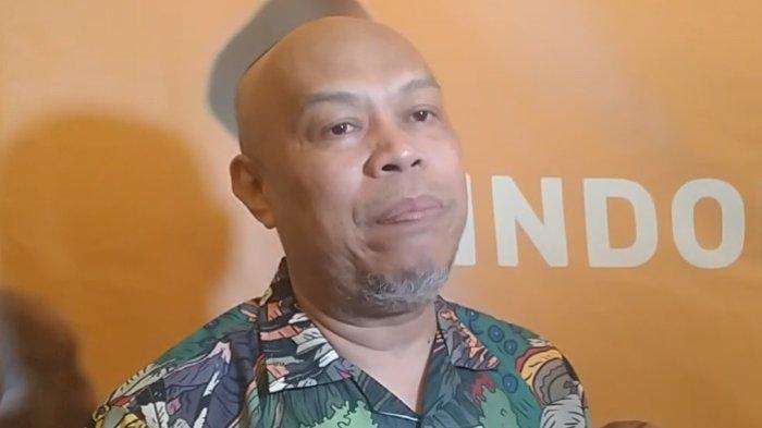 Presenter dan pemain sinetron Edwin Bejo di kawasan Kebayoran Baru, Jakarta Selatan, Selasa (22/8/2023).