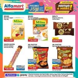 Alfamart memberikan diskon untuk produk es krim Magnum.