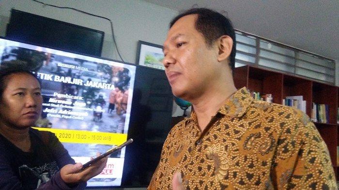 Pengamat Tata Kota Nirwono Joga usai diskusi di Populi Center, Kemanggisan, Rabu (15/1/2020).