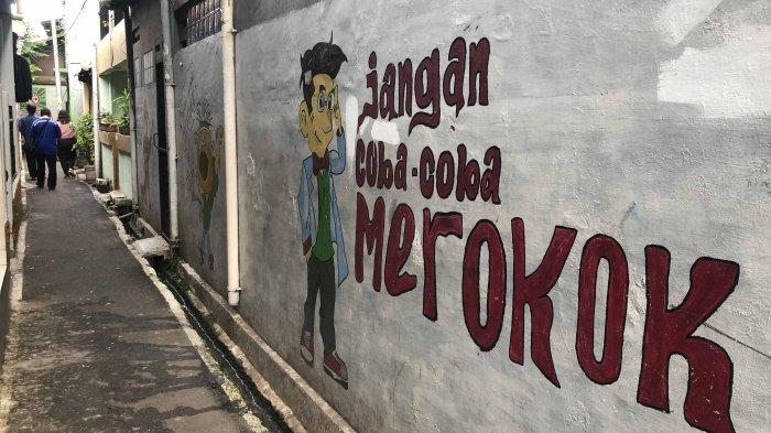 Melihat Kampung Tanpa Asap Rokok di Matraman Jaktim, yang Merokok Kena ...