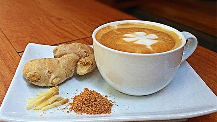 Ilustrasi kopi jahe