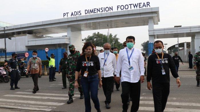 Pemkab Tangerang Sidak PT Adis Dimension Footwear Satu Karyawannya Pemkab Tangerang Sidak PT Adis Dimension Footwear Satu Karyawannya
