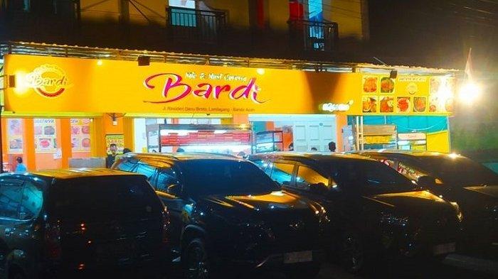 Warung Mie dan Nasi Goreng Bardi di Lamlagang, Banda Aceh, Sabtu (1/6/2024).(KOMPAS.COM/TEUKU UMAR)