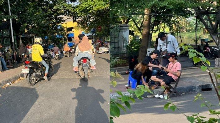 Pedagang obat keras Tramadol secara terang-terangan menjajakan barang dagangannya kepada konsumen.