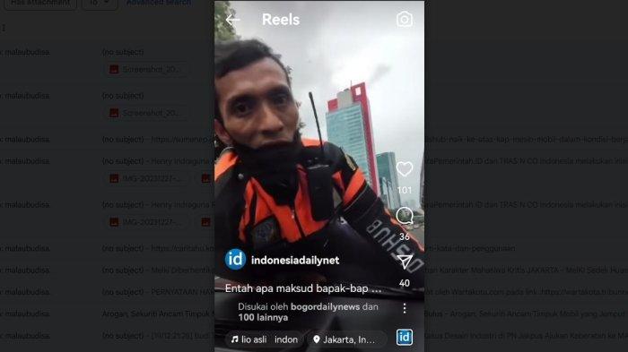 Duduk Perkara Petugas Dishub Adang Mobil Dan Nyangkut Di Kap Mesin