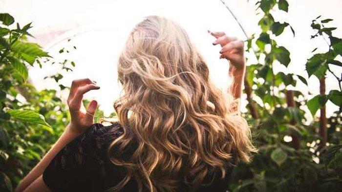 Ilustrasi rambut sehat dan indah