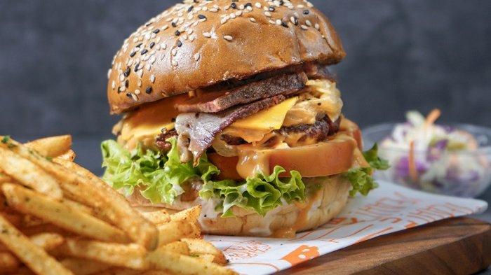 Ilustrasi junkfood atau makanan cepat saji.