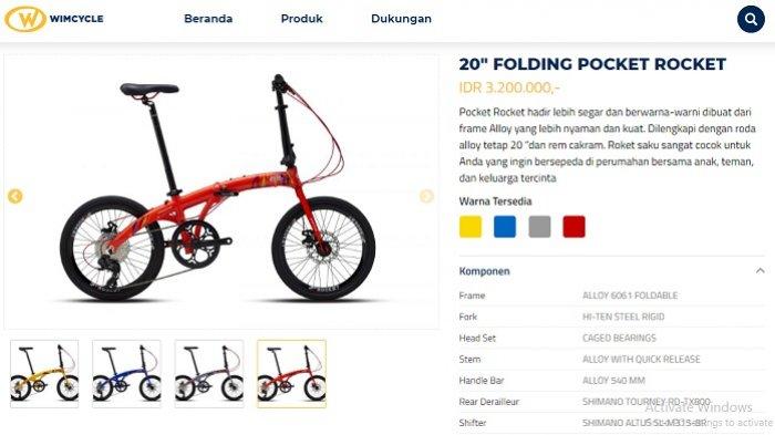 Sepeda Roket Sepeda Lipat Pocket Rocket Diproduksi kembali, Harganya Cuma Rp 3,2 ...