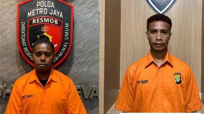 Salah satu preman yang membubarkan diskusi di Kemang, Jaksel, adalah si rambut kuncir (kiri). Dia bukan orang sembarangan.